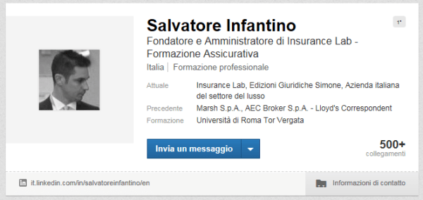 Visualizza il profilo di Salvatore Infantino su LinkedIn