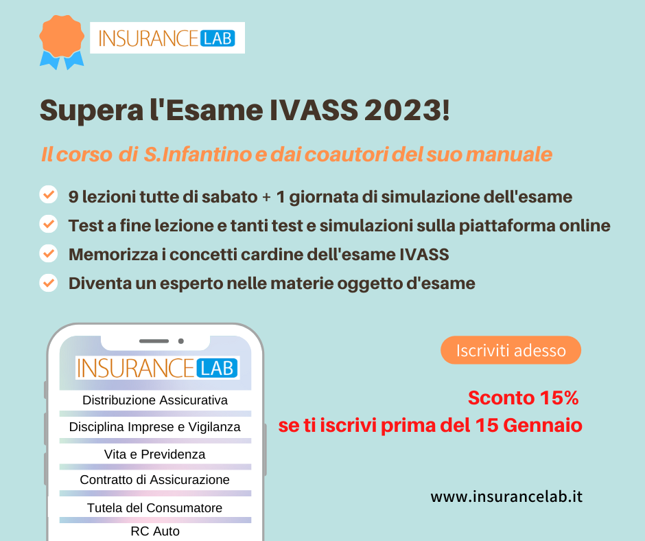 Banner corso online Esame IVASS 2023