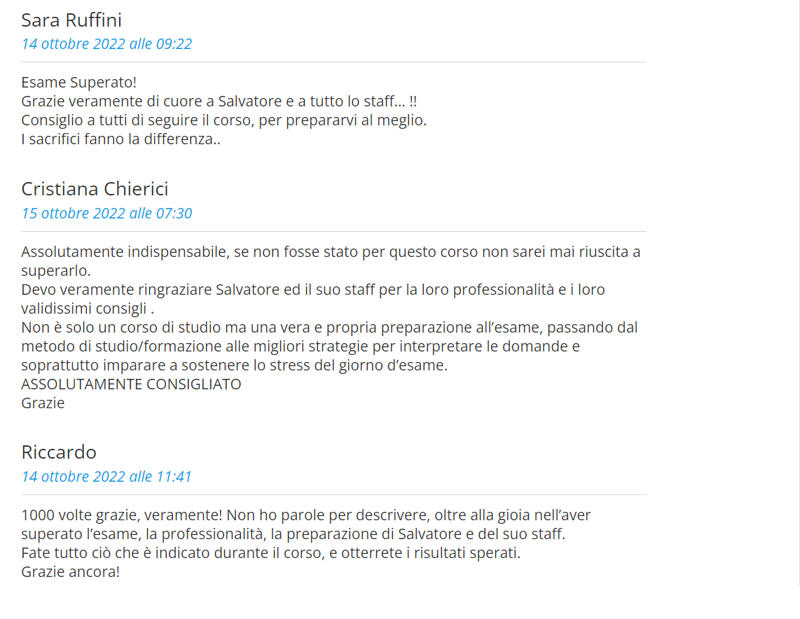 Ringraziamenti corso sul sito4