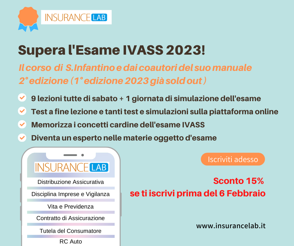 Banner corso online Esame IVASS 2023 2 edizione