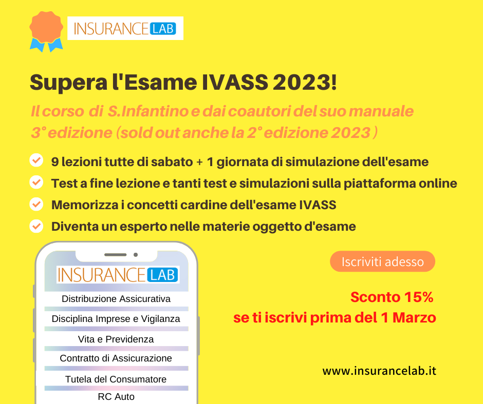Banner corso online Esame IVASS 2023 3 edizione