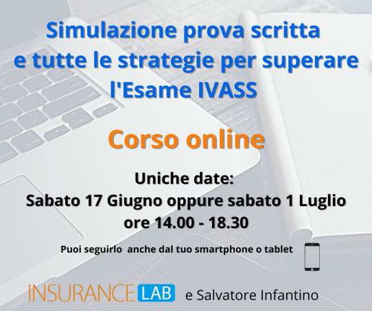Tutte le strategie per superare l'Esame IVASS e simulazione della prova scritta 2023